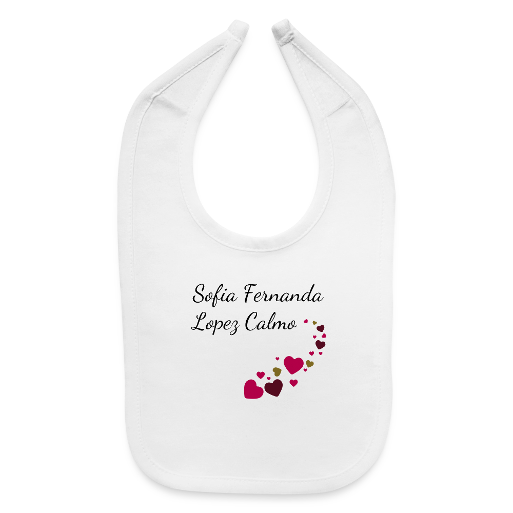 Baby Bib - white