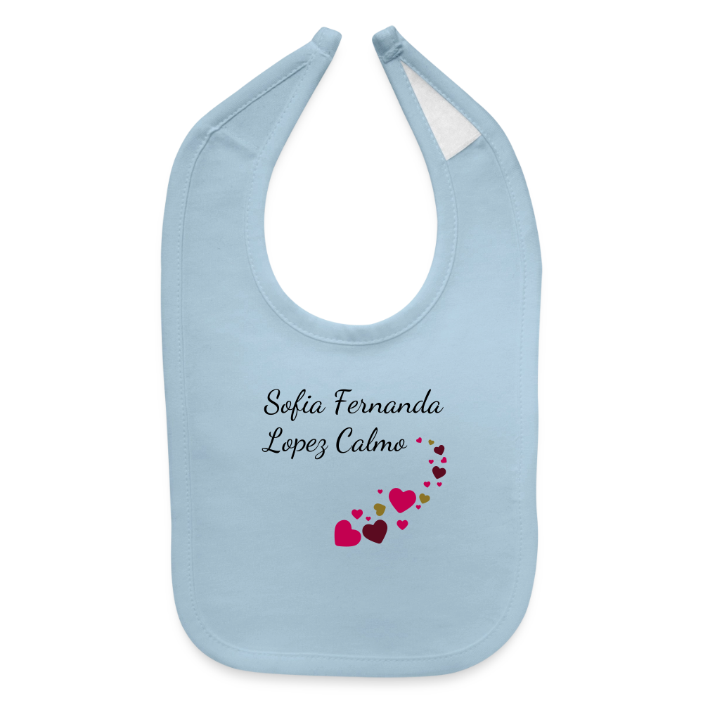 Baby Bib - light blue